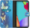 iMoshion Hoesje Geschikt voor Samsung Galaxy A52 (5G) / A52s / A52 (4G) Hoesje Met Pasjeshouder - iMoshion Design Softcase Bookcase - Blauw / Meerkleurig / Blue Butterfly