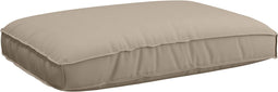 vidaXL - Ligbedkussen - Taupe - 120x80x12 - cm - Oxford - Stof