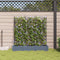 vidaXL - Tuinbak - met - Trellis - 3 - stuks - Lichtgrijs - 120x40x125,5 - cm
