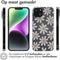imoshion Hoesje Geschikt voor iPhone 14 Hoesje Siliconen - imoshion Design hoesje - Meerkleurig / Daisy Flower