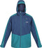 Regatta Highton Ii Outdoorjack Heren Marineblauw/turquoise Maat L