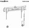 Nedis TVWM1035BK - Muurbeugel - Verticaal kantelbaar - Max. 42 inch (30kg)