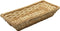 Broodmandje/stokbrood mandje - rotan/riet - 17 x 37 x 7 cm - Serveermandjes voor broodjes