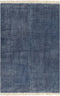 vidaXL - Kelim - vloerkleed - 120x180 - cm - katoen - antraciet
