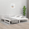 vidaXL - Slaapbank - met - onderschuifbed - 90x190 - cm - massief - grenenhout - wit