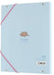 Pusheen - A4 Kartonnen Map - Purrfect Love met Flappen en Elastische Sluiting - Blauw