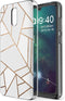 iMoshion Hoesje Geschikt voor Nokia 2.3 Hoesje Siliconen - iMoshion Design hoesje - Wit / Meerkleurig / Goud / White Graphic