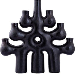 PTMD Kandelaar Marcie - 55x11x54 cm - Aluminium - Zwart