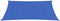 vidaXL - Zonnezeil - rechthoekig - 160 - g/m² - 2,5x5 - m - HDPE - blauw