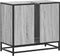 vidaXL - Wastafelkast - 65x33x60 - cm - bewerkt - hout - grijs - sonoma - eikenkleurig