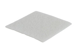 Schuurvlies set à 10 ca. 150x150x8 mm wit