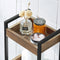 SoBuy FRG226-F - Badkamerrek - 3 Planken - Bruin