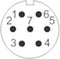 Weipu SF1210/S7 II Ronde connector Koppeling, recht Totaal aantal polen: 7 Serie (ronde connectors): SF12 1 stuk(s)