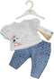 Poppenkleding jeans & t-shirt (past op gordi popjes paola reina)