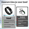 Saaf Smart Ring - Activity Tracker - Slaapanalyse en Gezondheidsmonitoring - Zwart - Maat 7