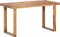 vidaXL - Eettafel - 140x70x76 - cm - massief - sheeshamhout