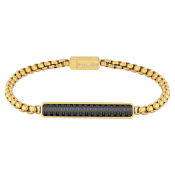 Police Herren-Armband GANSU Edelstahl One Size Goud 32011938