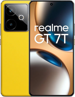 realme GT 7T - Smartphone - 17,3 cm (6.8") 12 GB 256 GB 7000 mAh 5G Dual SIM Geel