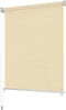 vidaXL - Rolgordijn - voor - buiten - 160x230 - cm - crème