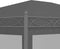 vidaXL - Prieel - met - horren - 3x4 - m - staal - antraciet