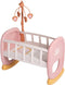Smoby Baby Nurse - Poppenwieg - Wieg en poppenbedje - Geschikt voor poppen tot 42 cm