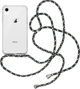iMoshion Hoesje Geschikt voor iPhone Xr Hoesje Met Koord - iMoshion Backcover met koord - Transparant