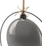 LED Kerstbal Ø18 cm Grijs Metaal met Warm Witte LED's