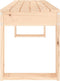 vidaXL - Tuinbank - 110x38x45 - cm - massief - grenenhout