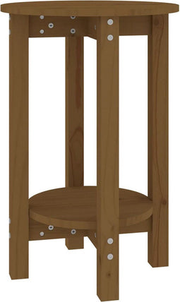 vidaXL - Salontafel - Ø - 40x60 - cm - massief - grenenhout - honingbruin