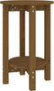 vidaXL - Salontafel - Ø - 40x60 - cm - massief - grenenhout - honingbruin