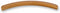 Longfield Kaarthouder - Houten - Gebogen 52 cm