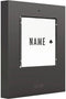 m-e modern-electronics 41303 Zender voor Draadloze deurbel Verlicht, Met naambord