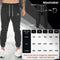 MW® - Trainingsbroek Heren - Joggingbroek Heren - Lange Trainingsbroek - Fitnessbroek - Zwart XXL