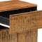 vidaXL - Nachtkastje - 50x33x60 - cm - massief - mangohout