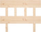 vidaXL - Hoofdbord - 103,5x3x81 - cm - massief - grenenhout