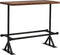 vidaXL - Bartafel - 120x60x107 - cm - massief - gerecycled - hout - donkerbruin