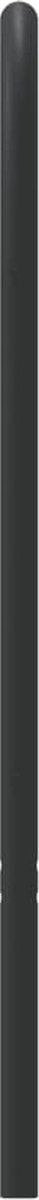 vidaXL - Hoofdbord - metaal - zwart - 120 - cm