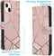 iMoshion Hoesje Geschikt voor iPhone 13 Hoesje Met Pasjeshouder - iMoshion Design Softcase Bookcase - Roze / Pink Graphic