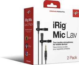 IK Multimedia iRig Mic Lav 2 Dasspeld Smartphone microfoon Zendmethode:Kabelgebonden Incl. klem, Incl. tas, Incl. windk
