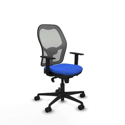 Piqueras y Crespo 1D036N0 - Bureaustoel - Verstelbare hoogte met armleuning - Blauw