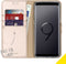 Accezz Samsung Galaxy S9 - Wallet Softcase Bookcase - 3 pashouders - goud