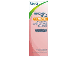 Minoxidil Teva Oplossing Cutaan Gebruik 50mg/mL (5%) 3x 100ml