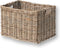 Basil Dorset Fietsmand L - Voor - Rotan - Grijs - Large