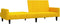 vidaXL - Slaapbank - 2-zits - fluweel - geel