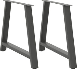 vidaXL - Salontafelpoten - 2 - st - A-vormig - 100x(72-73) - cm - staal - antraciet
