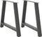 vidaXL - Salontafelpoten - 2 - st - A-vormig - 100x(72-73) - cm - staal - antraciet