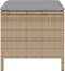 vidaXL - 3-delige - tuin - eetset - met - beige - kussens, - poly - rattan - en - acacia