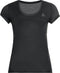 ODLO BL TOP Crew neck s/s ACTIVE F-DRY LIGHT - snel droog - zwart - Maat XL