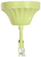 Plafondlamp DKD Home Decor Metaal Groen Acryl 25 W (51 x 51 x 100 cm)