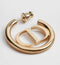 Dior 30 Montaigne - Oorbellen - CD-logo - Goudkleurig (2e kans)